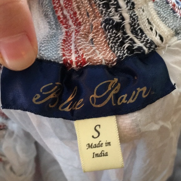 Blue rain Skirt - Picture 3 of 4